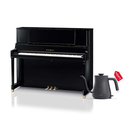 KAWAI K Series Upright Piano (Ebony Polish) K-400 M/PEP